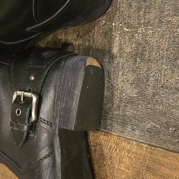 Zara Leather Moto Boots - Picture 13 of 15